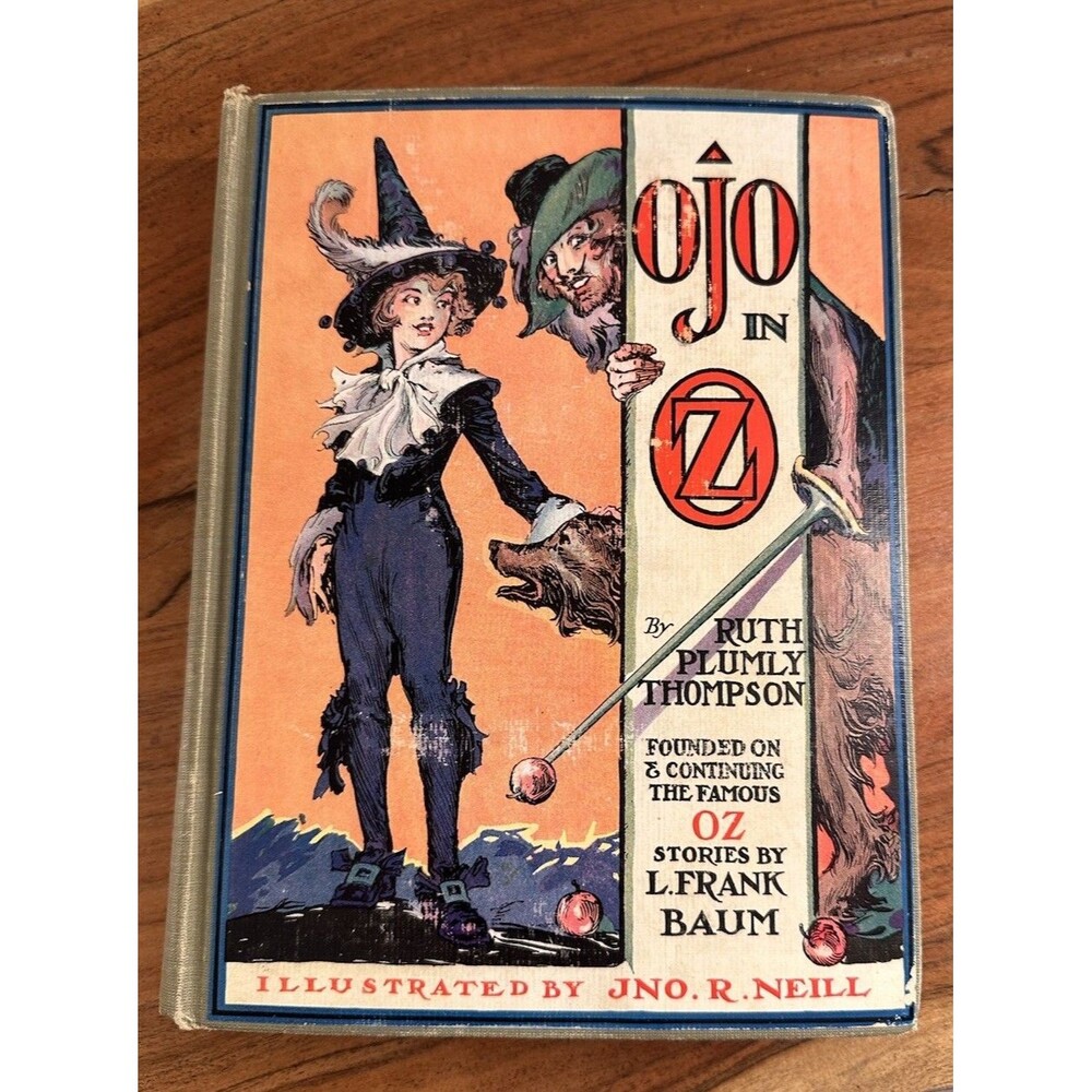 Vintage Ojo in Oz Hardcover Book Reilly & Lee Post-1935 B&W Illus Clean
